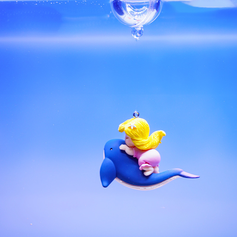 Blue Fatty Xiaodi Xiaomei buceador acuario decoración pecera decoración decoración decoración fabricante flotante al por mayor nuevo estilo caliente