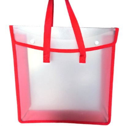 Lona transparente portátil material de dibujo papel estudiante bolsa de almacenamiento de datos a prueba de agua de gran capacidad A3 Snap almacenamiento de archivos