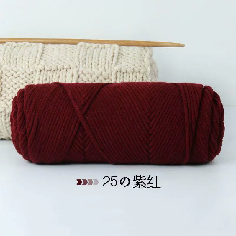 8-ниточная пряжа Lover milk-cotton, толстый толщина пряжи 90–95 г/шарик, для шарфов и свитеров