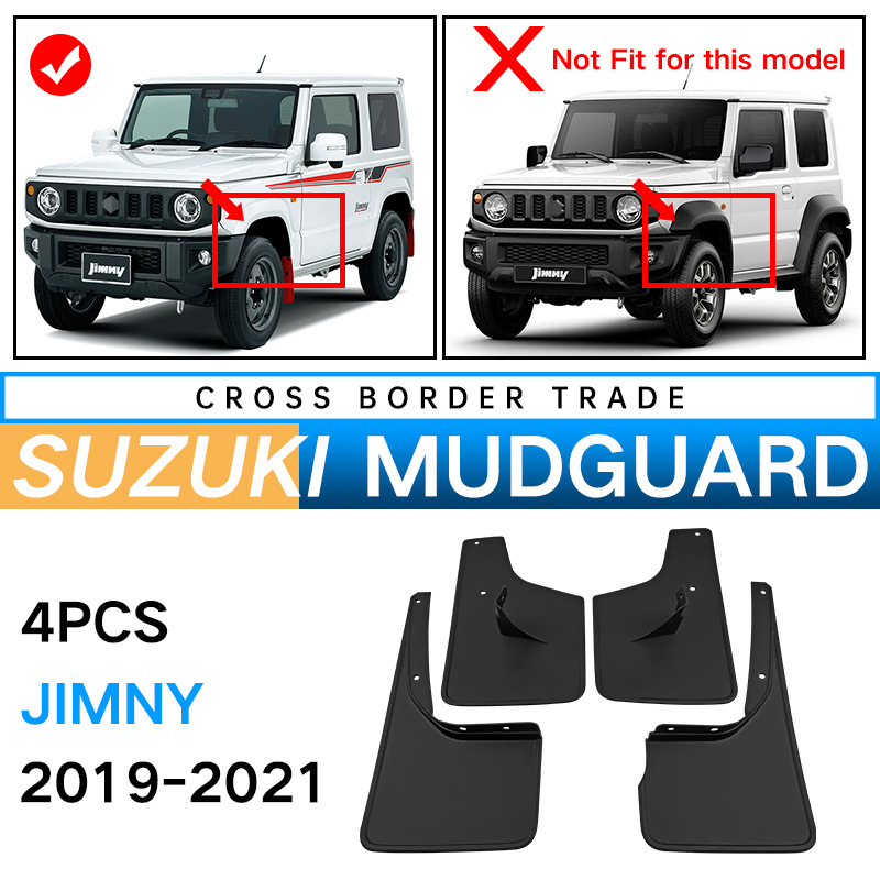 Aplicable a Suzuki Jiminy 2019 - 2021 comercio exterior transfronterizo guardabarros de automóviles modificados