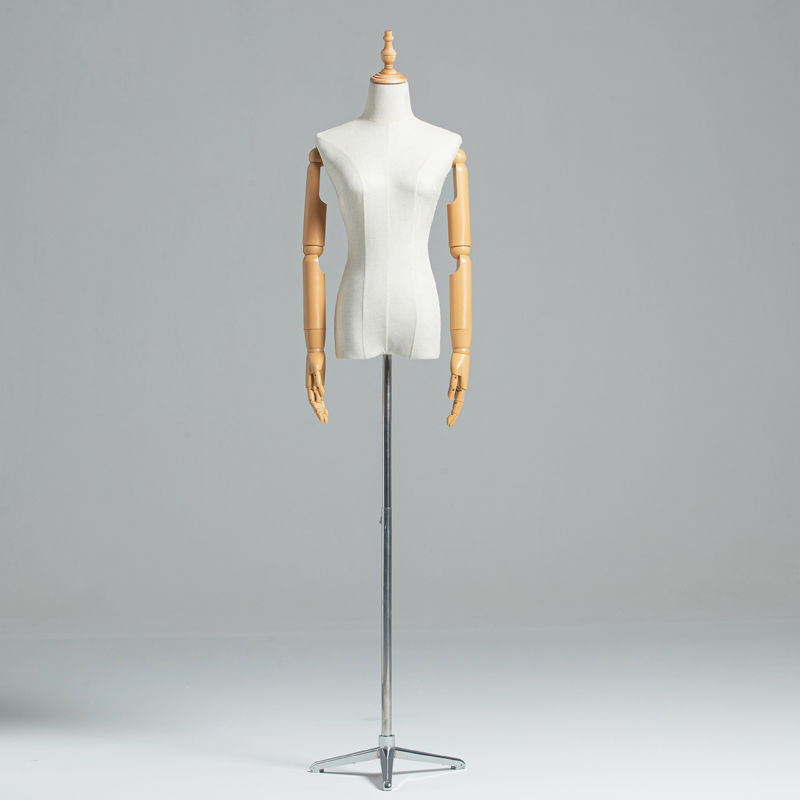 Modelo de cabeza maniquí accesorios tienda de ropa de mujer ventanas de exhibición modelo de vestido de boda busto modelo