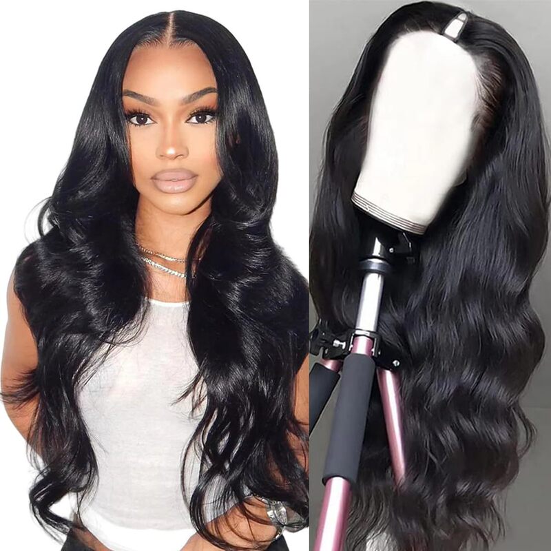 Cross-border wig European and American women's V-shaped wig long curly hair big wave chemical fiber headgear in stock wholesale v-part