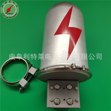 光纤接线盒接续盒一进一出 二进二出铝合金光缆接头盒杆/塔用24芯