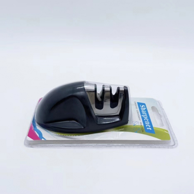 Mini afilador de cuchillos, cuchillo doméstico portátil para exteriores, piedra de afilar rápida, duradera y simple