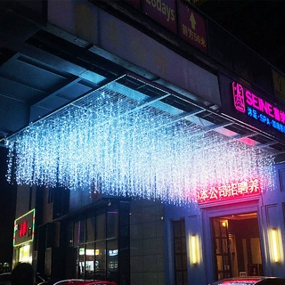 冰条灯瀑布灯满天星灯串星星灯彩灯闪灯串灯氛围灯窗帘灯户外装饰