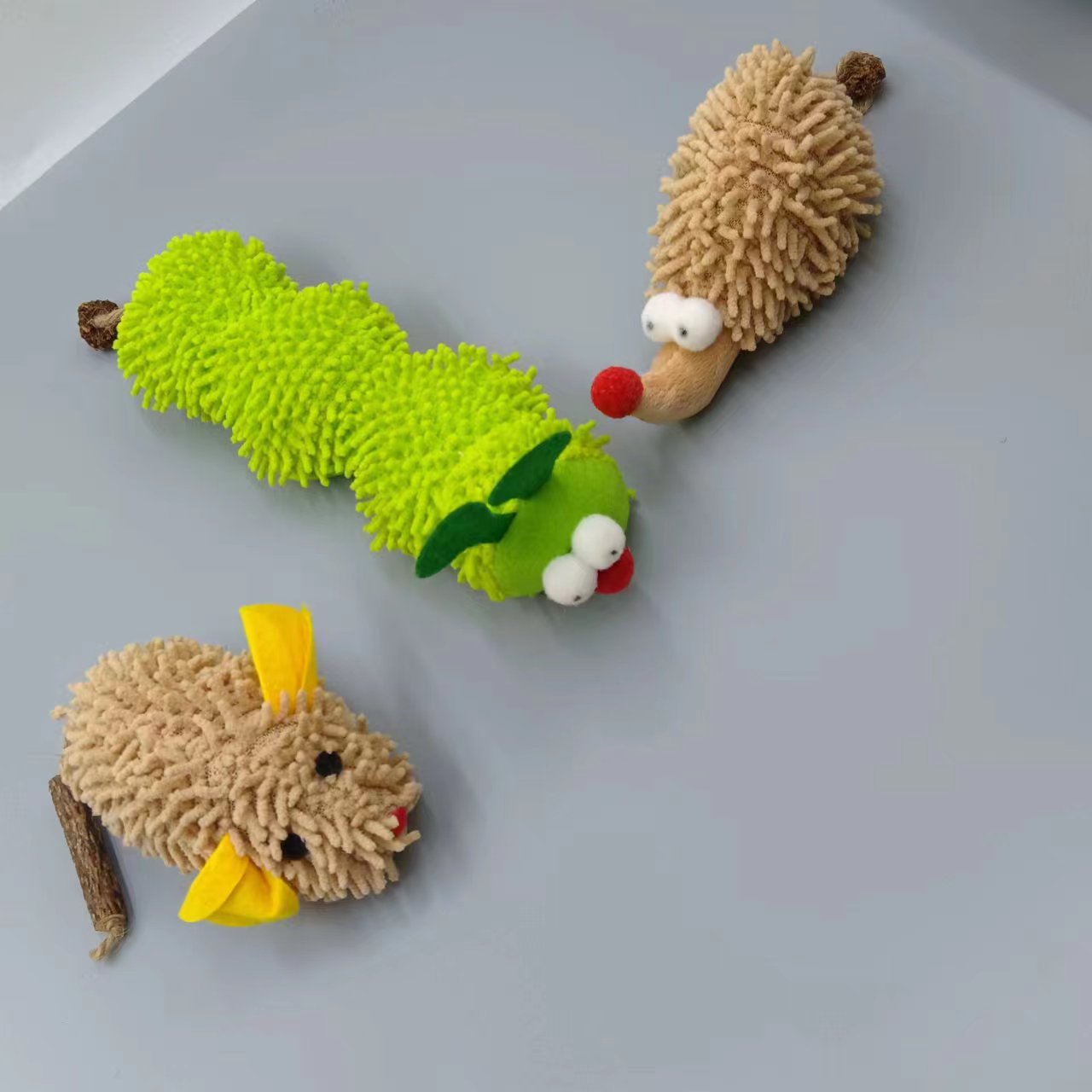 애벌레 고슴도치 마우스 세트