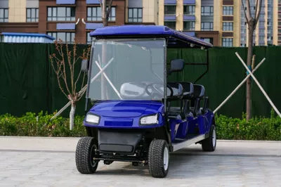 Elektrikli qolf avtomobilləri Tourist Attraction Sightseeing Vehicle - 6-seater-golf-cart