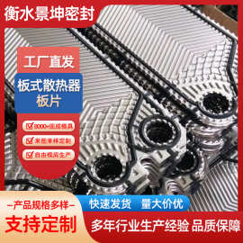 厂家供货板式换热器板片规格尺寸多样热交换器配件换热器板片