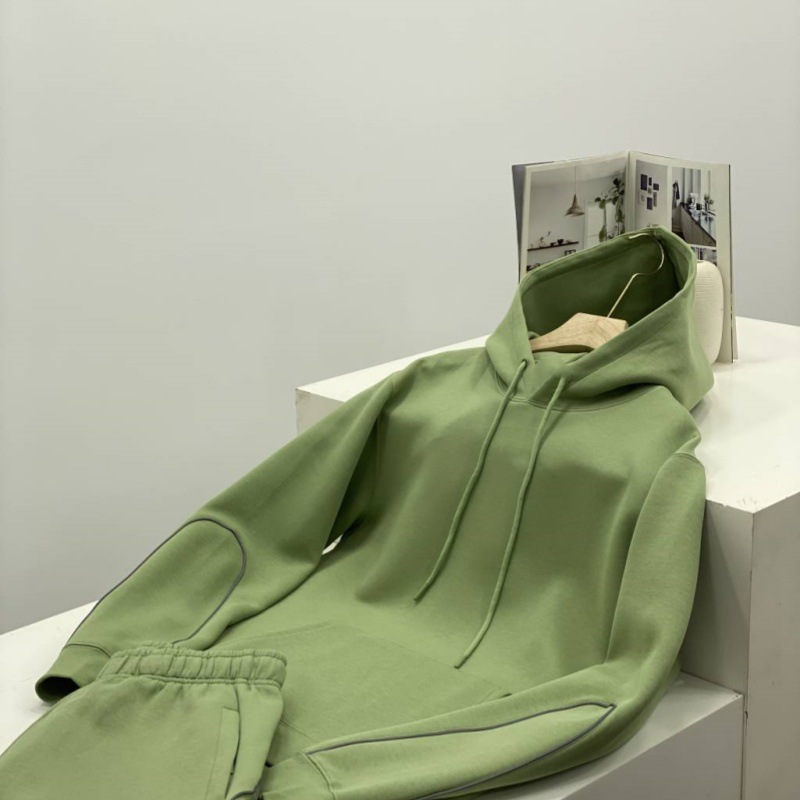 25 años de primavera y otoño deportes suéter con capucha suéter casual para hombre chaqueta con capucha pantalones reflectantes traje de pantalón