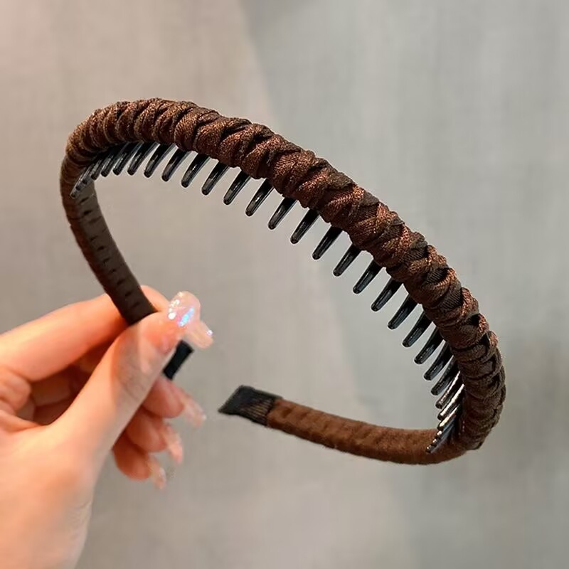 Solid Color Pattern Women's Simple Style Classic Style Solid Color Cloth Hair Band