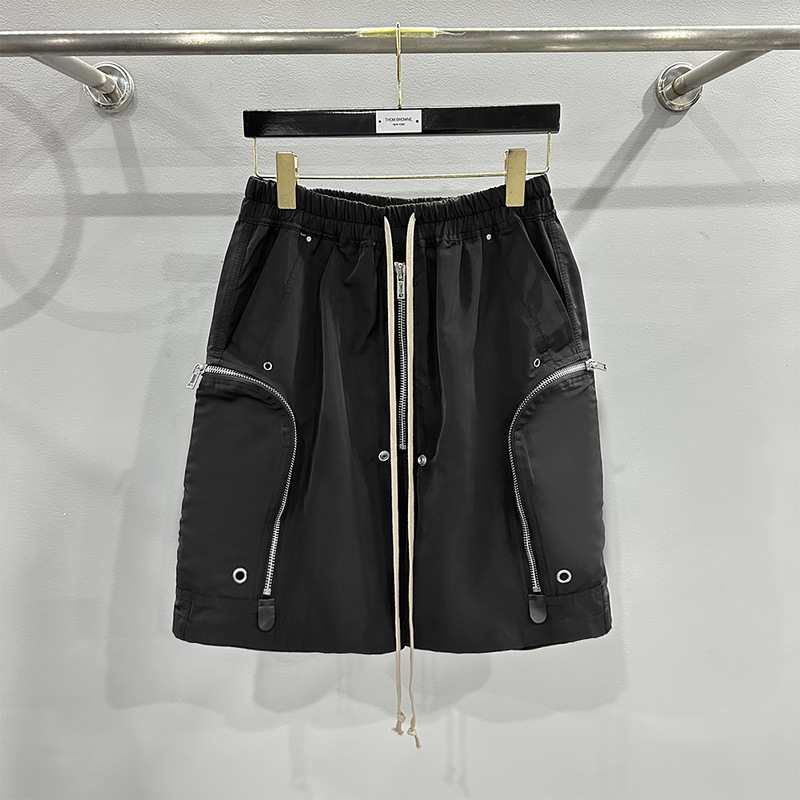 Subhuman Men's | 25 New Design Dark Style Multi-Zipper Cargo Cargo Five-Point Casual Pants