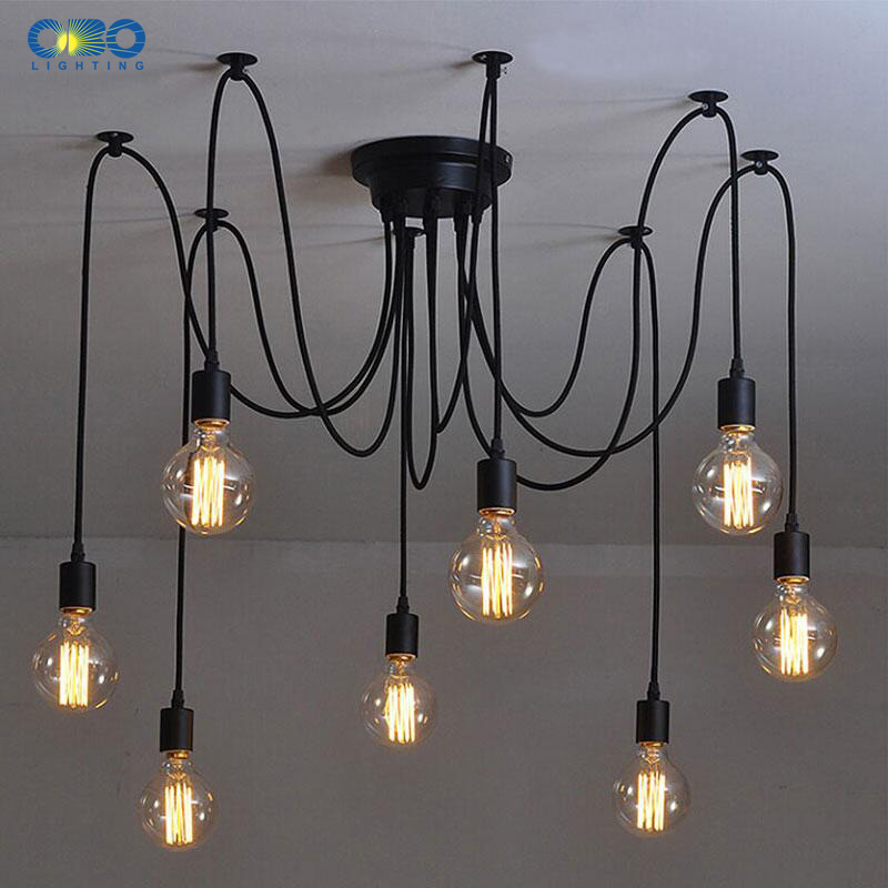 Obo Tiannv Scattered Flower Chandelier Creative Industry Wind Lantern Guest Restaurant Clothing Store Office Multi-head Spider Lamps