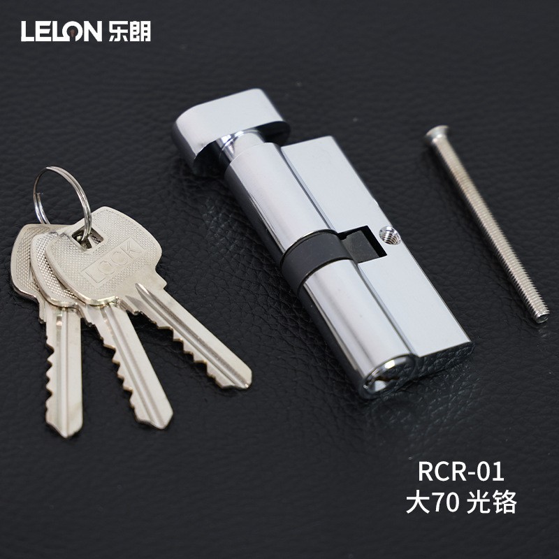 Gran 70 cerradura de torsión plana única estándar europeo de cobre puro cerradura de puerta interior universal con tres llaves accesorios de cerradura de puerta de madera