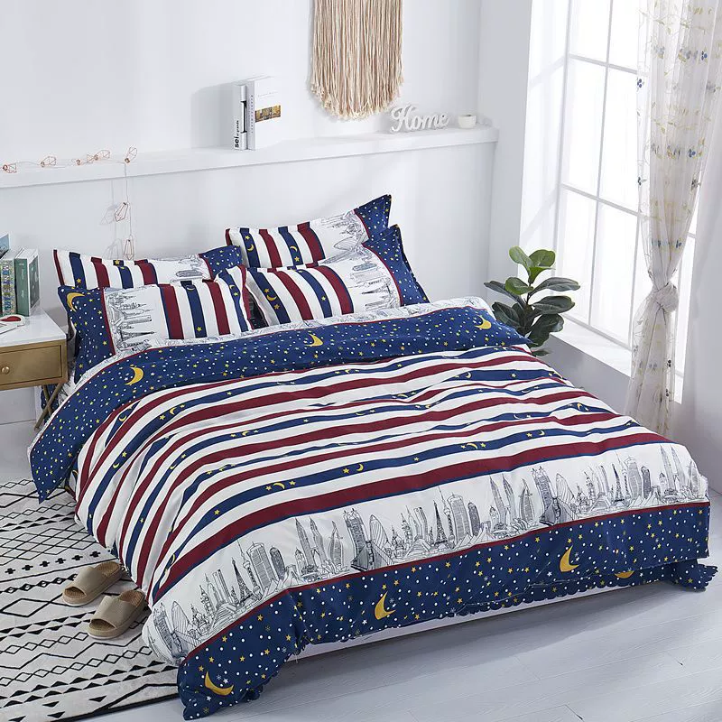 Пододеяльник для учеников начальных классов, набор, простыня, комплект 3 части, комплект 4 части