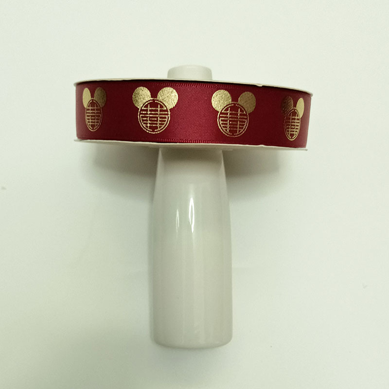 Suministros DE BODA Cinta de oro rojo Embalaje de regalo de mano Xi carácter cinta festiva Cinta Roja al por mayor cinta de encaje