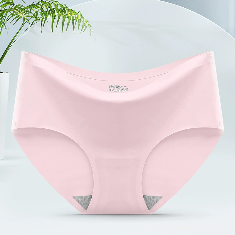 Silk Panties, Women’s Mid-Rise Seamless Underwear, Soft Stretch Fabric, Multiple Colors