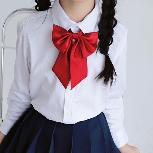 Girls' School Uniform Accessories: Bow Tie, Korean Style Children's School Uniform, No Sewing Class Uniform Accessories, School Dress Bowknot