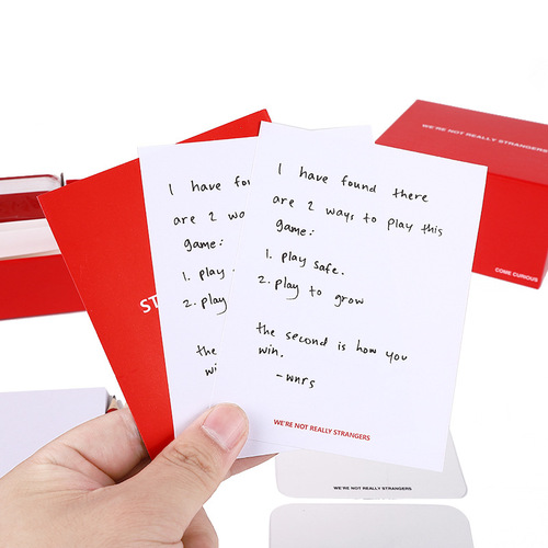 Tabletop card game-style WeChat mini-game stranger's card creative wide version portable outdoor cards