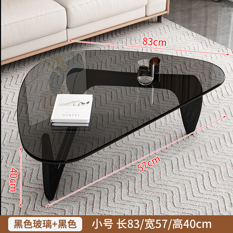 玻璃茶几客厅家用小户型现代简约轻奢极简小桌子创意网红茶几桌|undefined