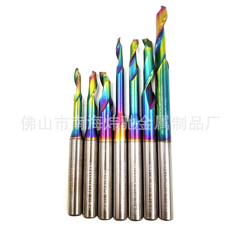 厂销数控含钴七彩单刃铣刀仿形断桥铝幕墙铝合金门窗涂层仿型铣刀