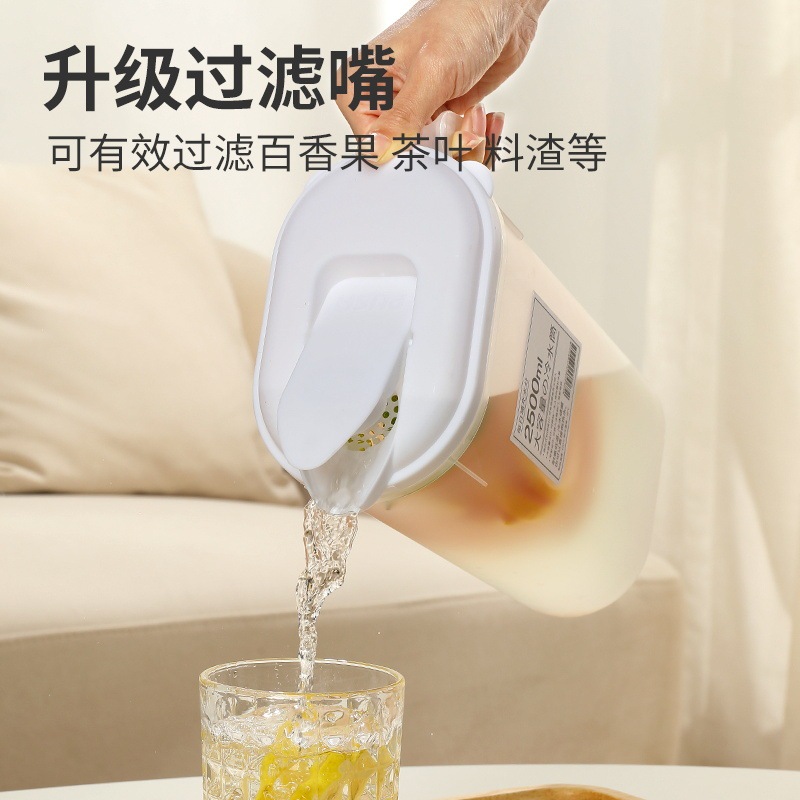 冰箱冷水壶家用食品级pp耐高温防爆水壶大容量大号热凉水壶泡茶壶|undefined