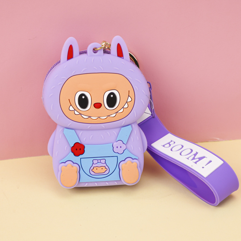 メーカーが生産するネズミ駆除パイオニアラブブキーホルダーペンダントシリコンバッグかわいい子供用小銭入れ|undefined