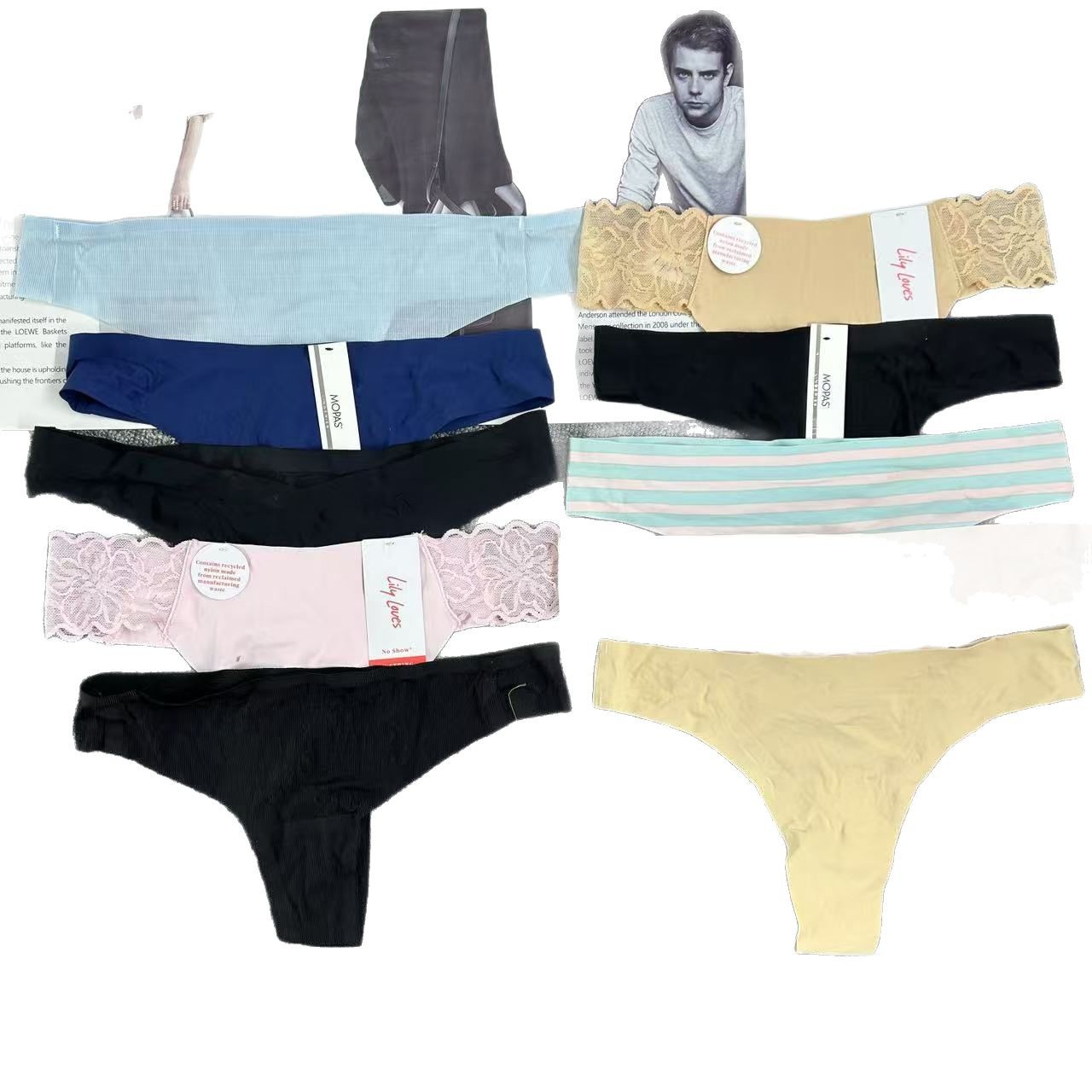 Tanga de mujer embarazada sin costuras de seda de hielo de una pieza de cintura baja, pantalones cortos simples para mujer, ropa interior para mujer, sensación desnuda y cómoda Corea