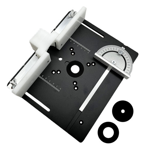 C8 woodworking aluminum alloy flip-chip panel, trimming machine panel, woodworking bench, sinking table, slotted flip-chip panel