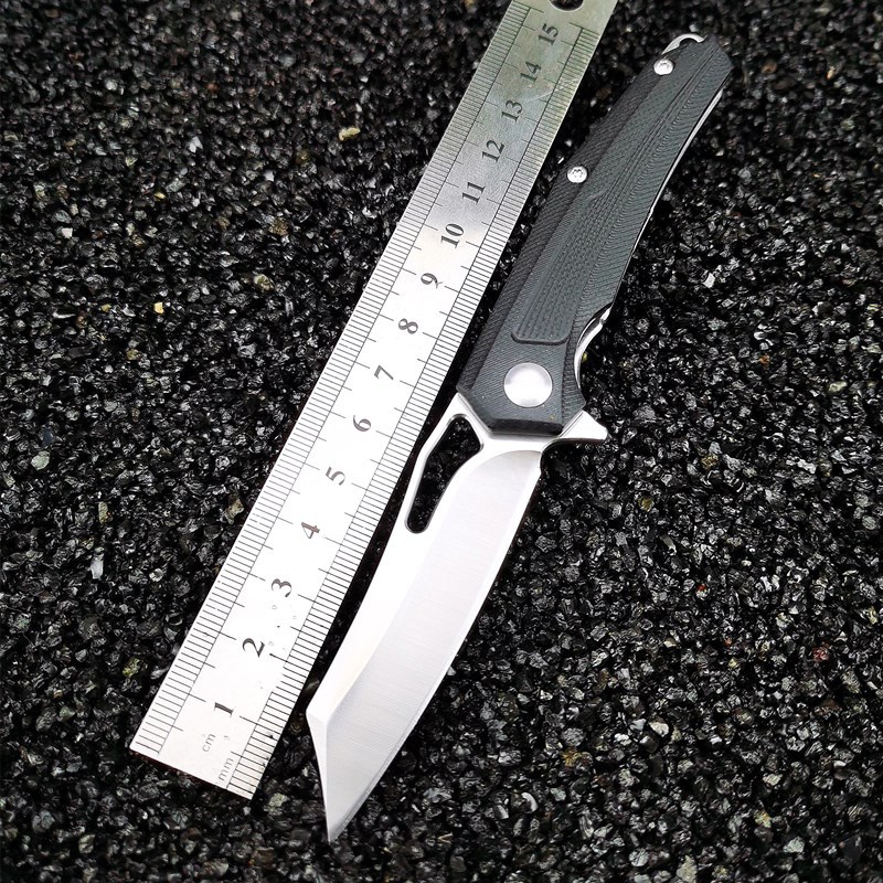 折叠刀户外刀具阳江工厂现货批发小刀子防身军工D2钢随身轴承折刀