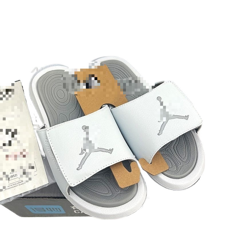 AJ men's Putian-style slippers, same as the original, Qiao 6, flying man design, women's basketball and outdoor slip-on sandals, wholesale