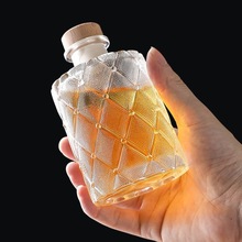 小酒瓶瓶子创意冷萃分装容器空密封罐玻璃瓶饮料冰咖啡的好看果酒