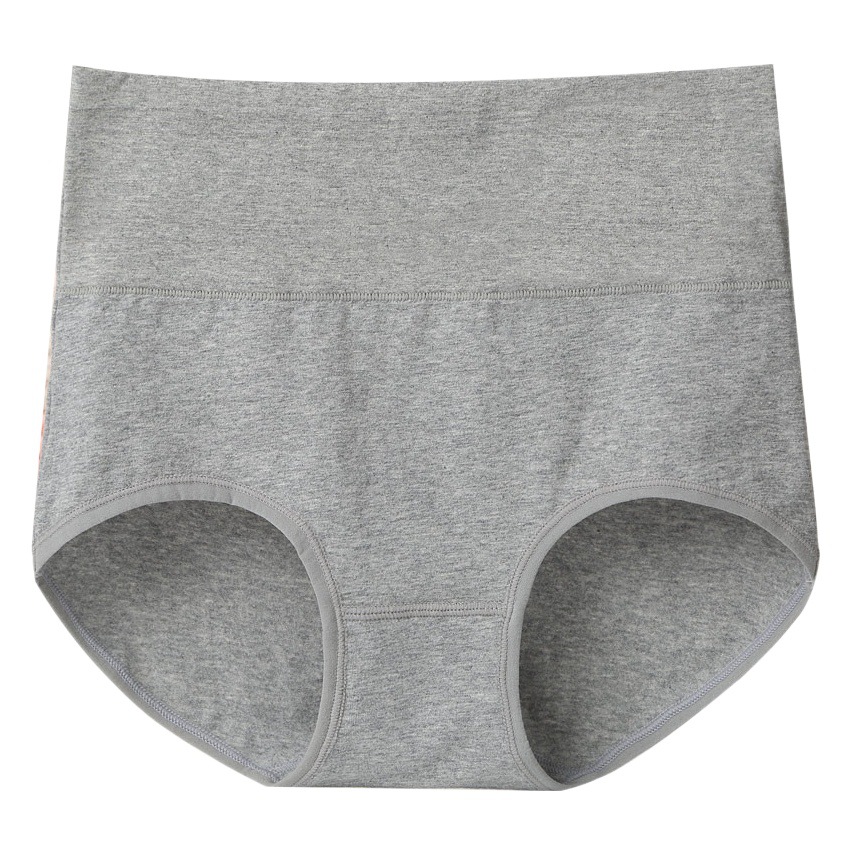 Ropa interior de mujer entrepierna de algodón cintura alta vientre contracción Levantamiento de cadera primavera y verano más calzoncillos ropa interior de niña tela de algodón