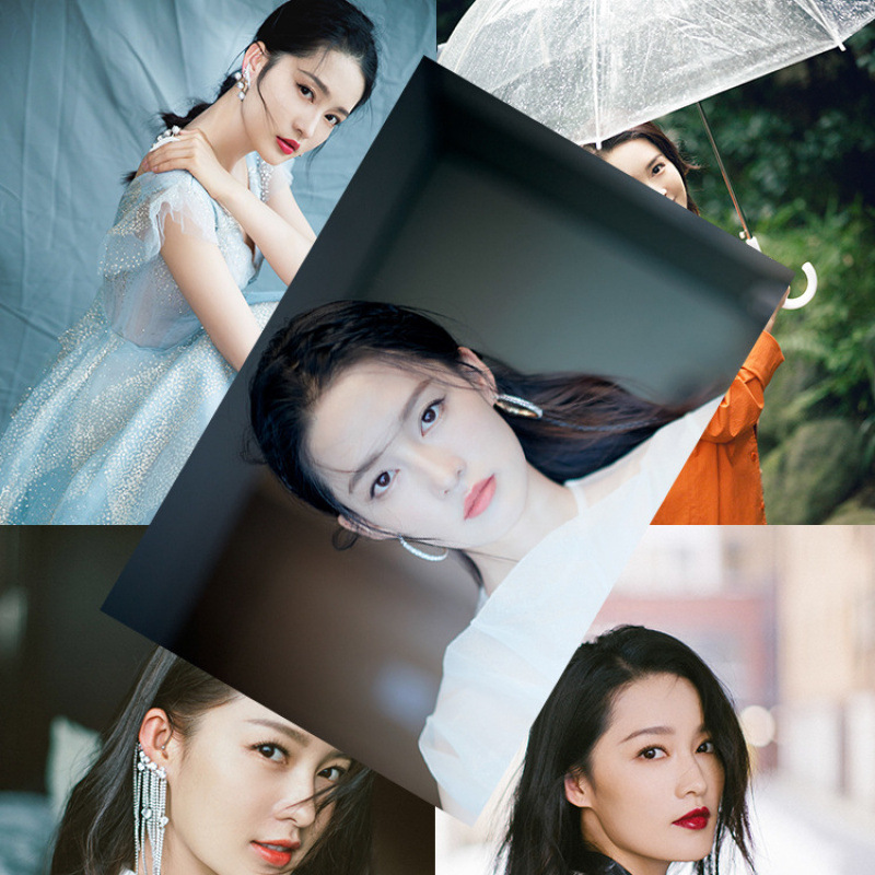 女明星批发  IVE粉墨gidle迪丽热巴虞书欣杨紫赵露思签名墙贴|undefined