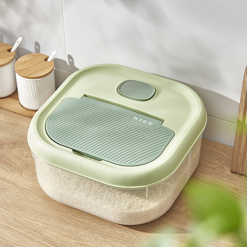 Tender grass green [upgraded version of moisture-proof and insect-proof food-gra…