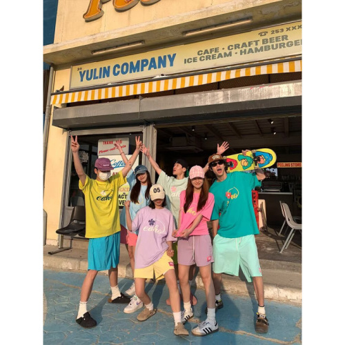 Summer Loose 5-inch Short Shorts for Men and Women, Dopamine Style, Candy Colors, Hip-hop Street Dance Casual Pants, Trendy