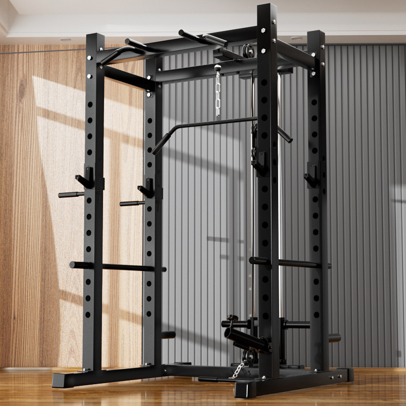 Multifuncional horizontal empuje marco casa Squat marco pórtico comercial semi-Marco Barbell marco integral entrenamiento equipo de fitness