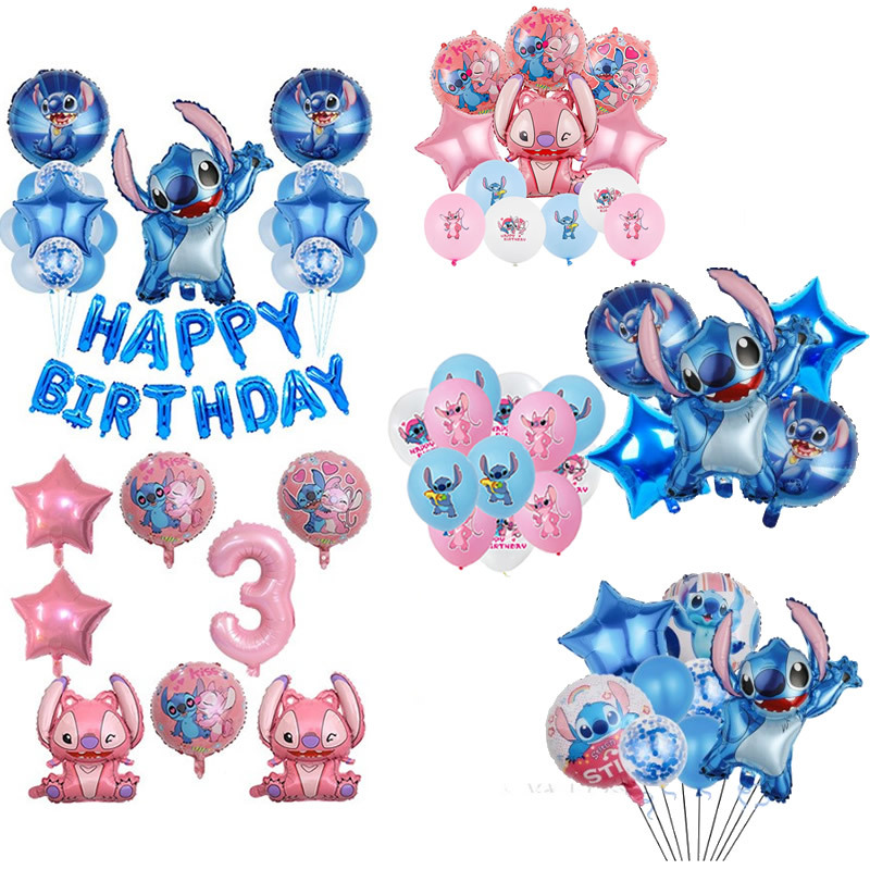 Dibujos animados de dibujos animados estrella de dibujos animados bebé puntada globo traje de juguete para niños decoración de fiesta de cumpleaños globo