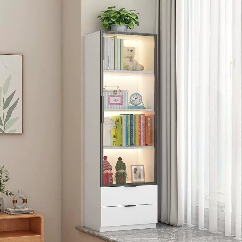 实木飘窗柜储物柜阳台收纳柜矮柜窗台柜子卧室书柜家用落地置物柜