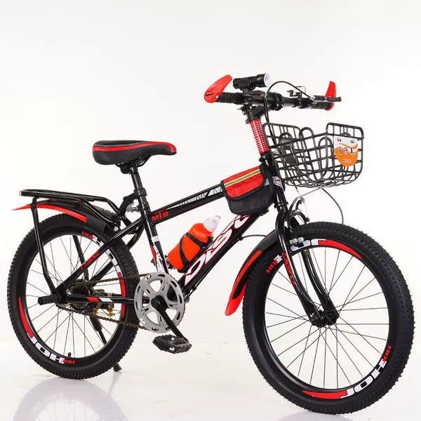 Black Red/Single Speed [Gift Pack+Basket+Back seat]