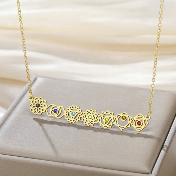 Necklace stainless steel for yoga