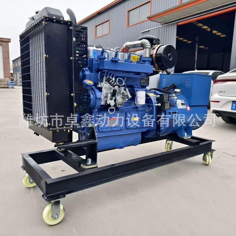 Weifang Diesel Generator Set 30 50 100 300 800 1000Kw Breeding Three-Phase 380V Two-Phase