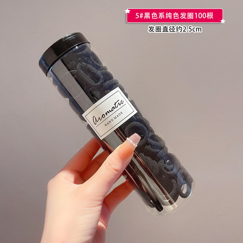 Estilo coreano de alta cuerda de Pelo elástico de las mujeres anillo de toalla simple banda de goma cuerda de pelo de cola de caballo alta anillo de pelo de bebé