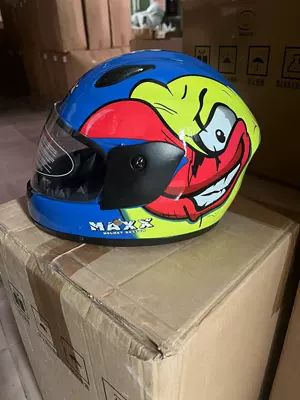 Winter Warm Safety Helmet — Motosiklet kaskı (dəbilqə) - blue-and-yellow-flowers