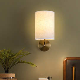 美式简约壁灯卧室现代创意楼梯过道灯阳台客厅LED背景墙壁床头灯