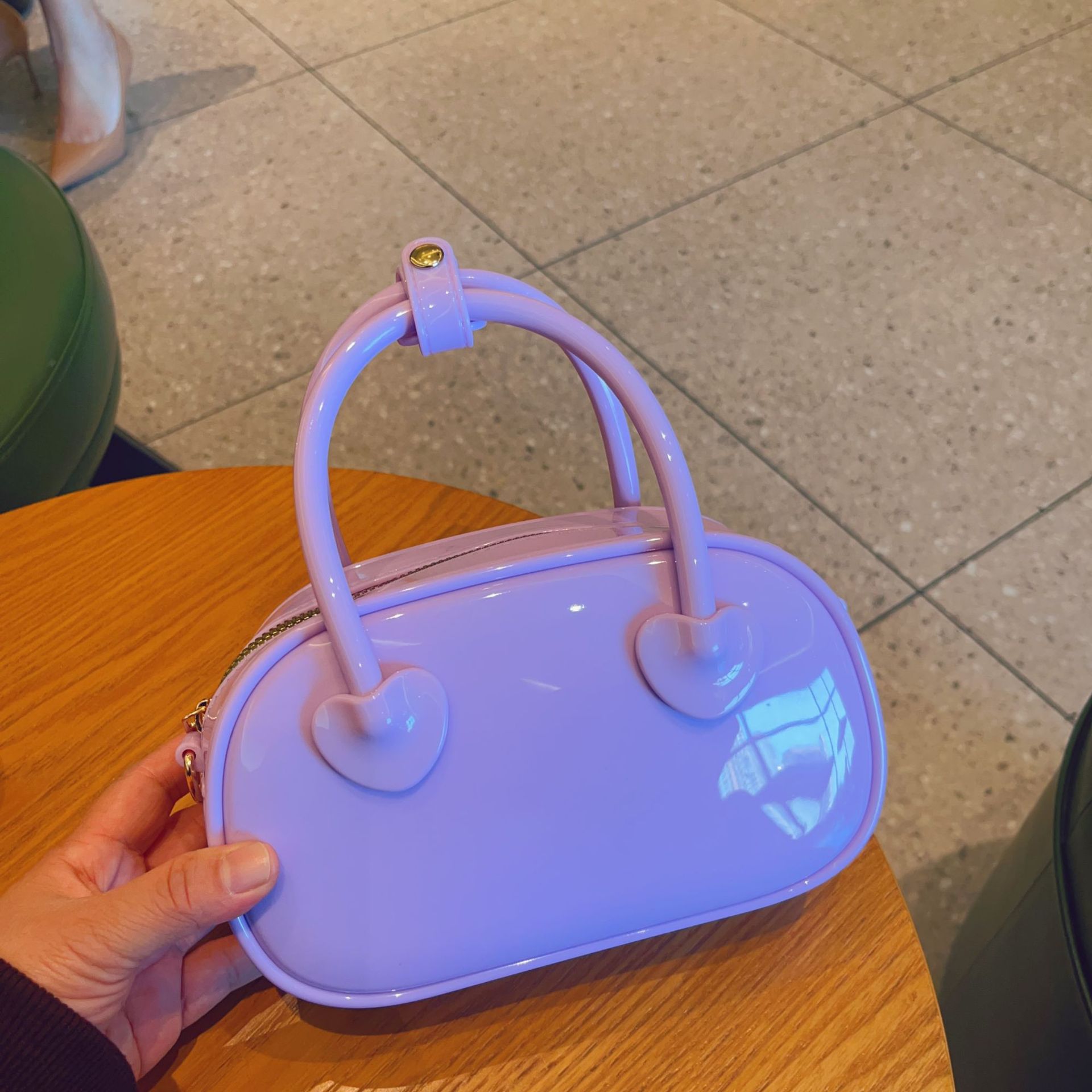 2025 New PVC jelly bag, summer candy color, single-shoulder crossbody mini bag, fashionable hand-held pillow women's bag undefined