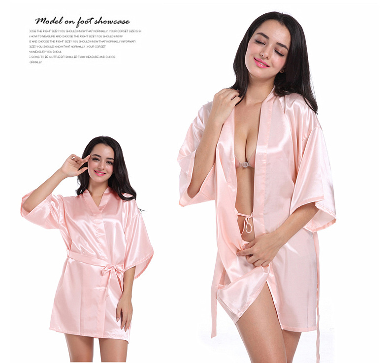 Home Sleeping Women's Casual Simple Style Solid Color Imitated Silk Polyester Pajama Sets display picture 10