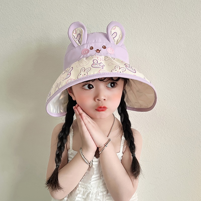 Children's summer thin sun hat for men and women solar-powered