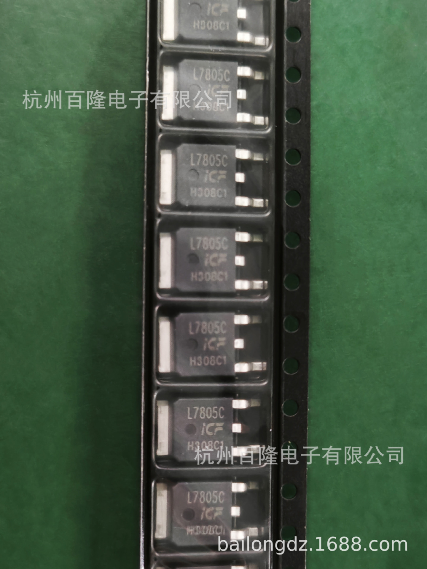 供应 1.5A 三端正电压稳压电路 ICF L7805 TO-252