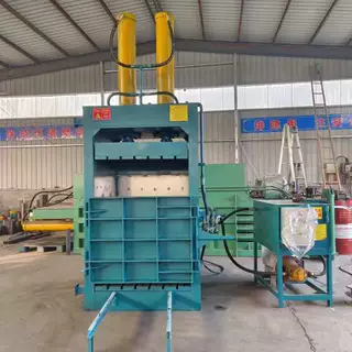 半自动立式120吨塑料瓶矿泉水瓶压缩机河南地区300吨不锈钢压缩机