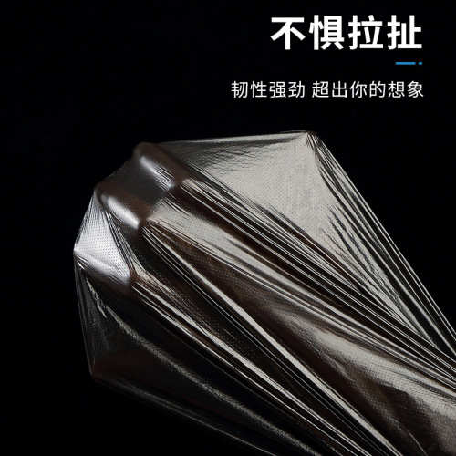 30 flat-mouth 50*60 point-break household large garbage bags thickened disposable black plastic bags factory wholesale